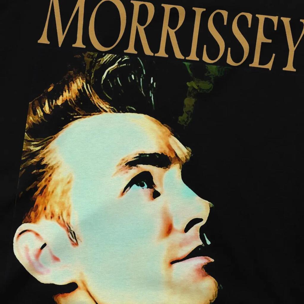 Morrissey 80s 90s Unisex TShirt The Smiths O Neck Tops Fabric T Shirt Humor High Quality Birthday Gifts
