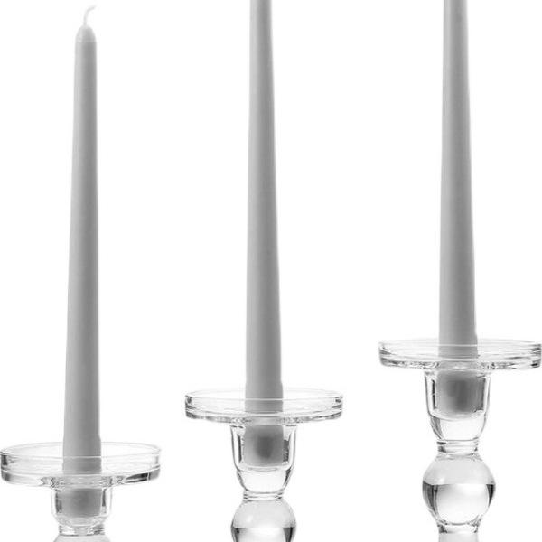 Nordic Retro Glass Candlestick - Romantic Candlelight for Weddings, Restaurants, and Parties