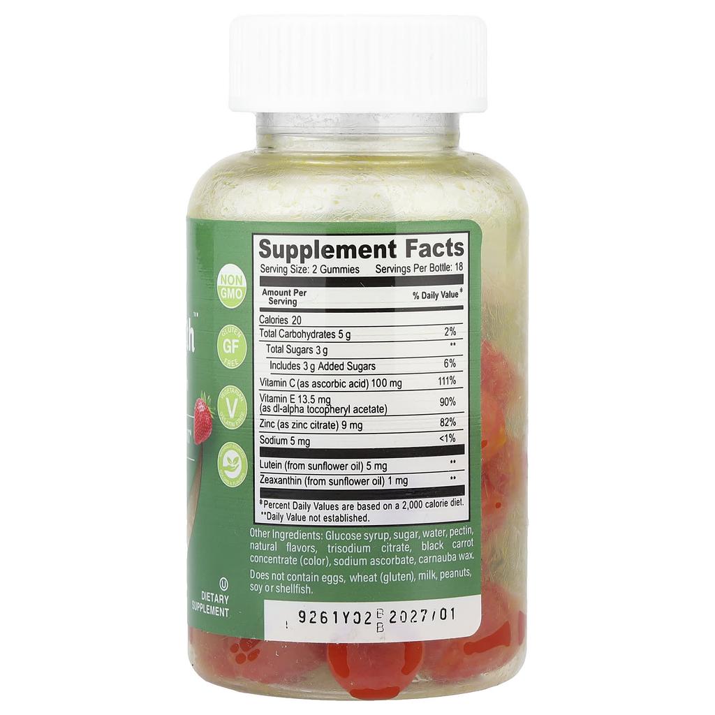YumVs Eye Health™ Gummies, Mixed Berry, 36 Gummies