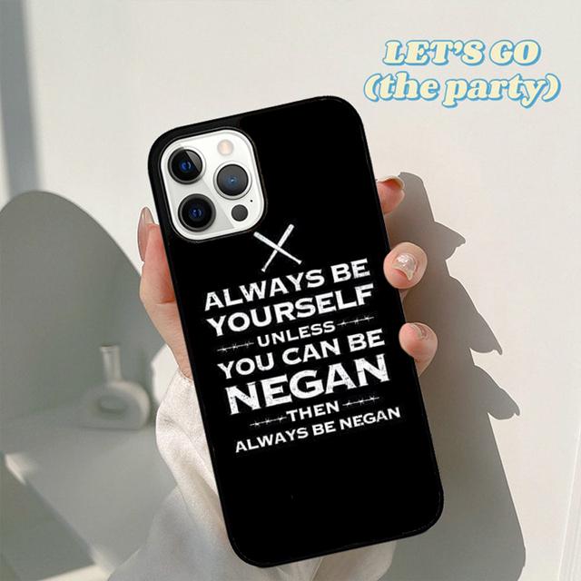Negan The Walking Dead Phone Case Back Cover for IPhone 18 17 Air 16 15 14 13 11 12 Pro Max Plus Shell Coque
