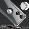 Ring Stand Holder Case For VIVO Y100 Y97 Y95 Y93 Y91 Y85 Y79 Y78 Y77 Y76 Y74 Y75 Holder Bracket Shockproof Transparent Soft Silicone Phone Back Cover