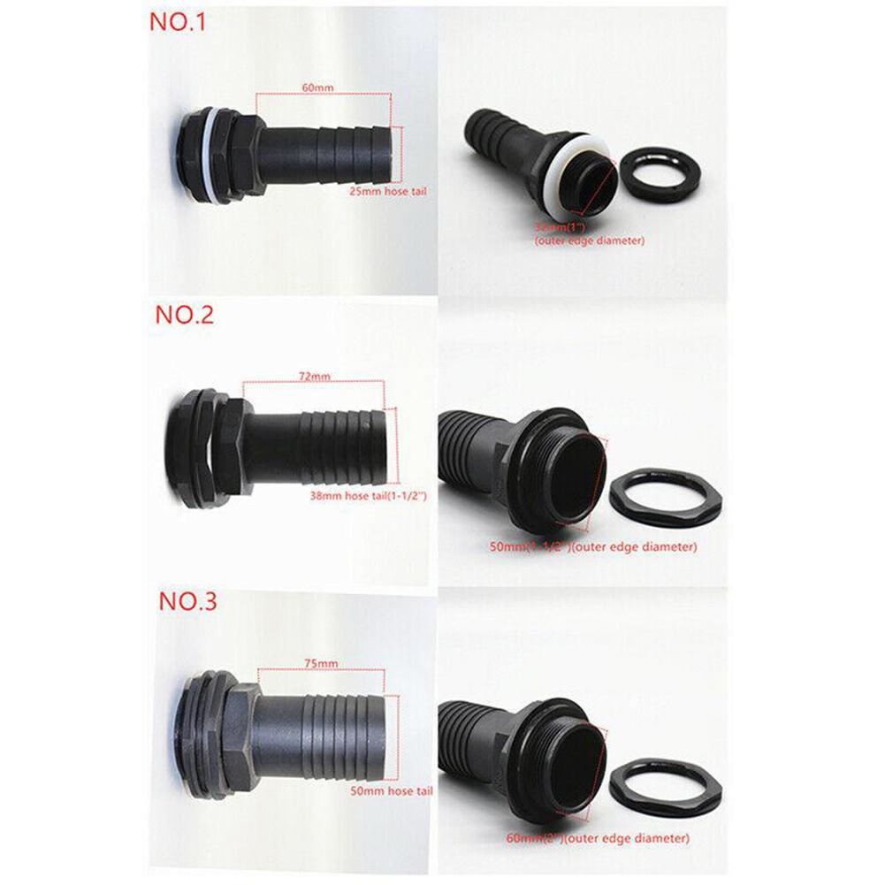 Water Butt Connector Plastic Replacement Spare Parts Water Tank With Nut & Washer 3/4 Inch BSPM Thread Accessories