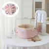 Drawstring Travel Cosmetic Bag Large Capacity Waterproof Portable Toiletry Organizer Bucket Bag Women Easypull String Shower Bag