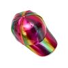 Holographic Rainbow Baseball Cap Shiny Metallic Snapback Hat for Men Women Party Festival