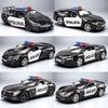 Seria Mașini de Poliție Volkswagen Mercedes Benz Dodge Lamborghini McLaren Ford Chevrolet Corvette Diecasts & Vehicule de Jucărie RMZ city 1:Model din aliaj 36