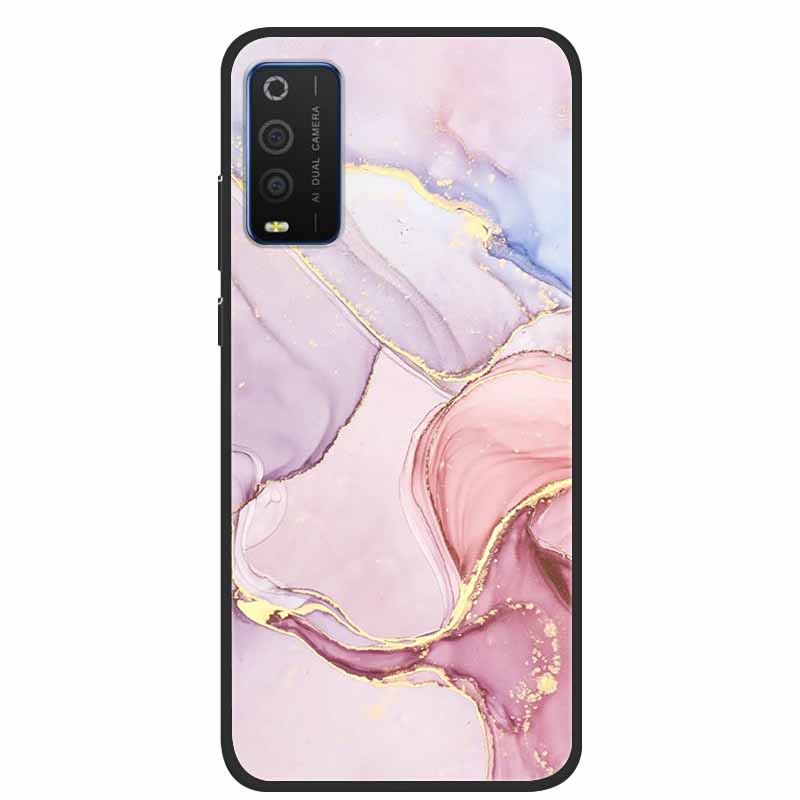 For TCL 205 Cases Fashion Silicone Soft TPU Protective Covers for TCL205 Phone Cases Floral Fundas for TCL 205 4187D 2021 Coque