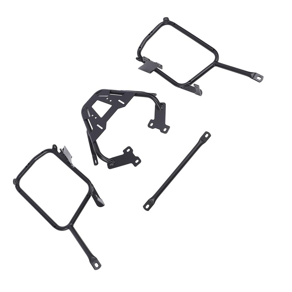 Motorrad Seitenkofferträger Kohlenstoffstahl Stabile Struktur Aufbewahrungstasche Rahmen Halter für