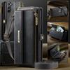 For Samsung Galaxy S21 4G/Galaxy S21 5G Case CASEME C39 RFID Blocking Zipper Wallet Stand Leather Cover with Strap