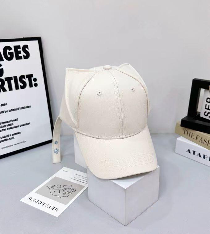 Star cute cat ears cap spring and summer new high-quality three-dimensional devil ears baseball cap