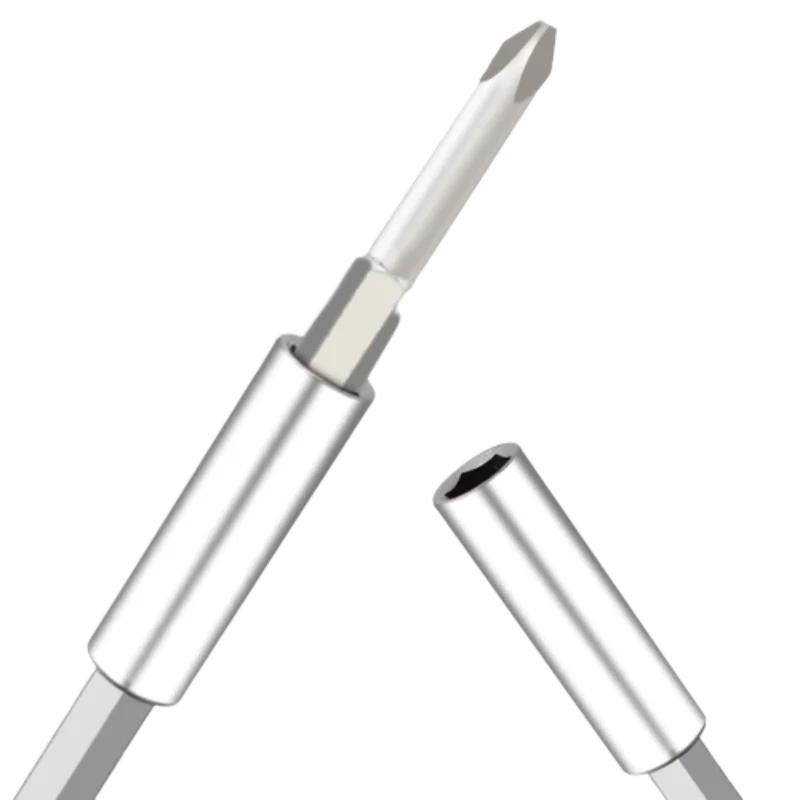 1/4" 60/75/100/150 mm Hexagon Magnetic Sockets Screw Drill Bits Extension Quick Change Shank Long Handle Screwdriver Tip Holder