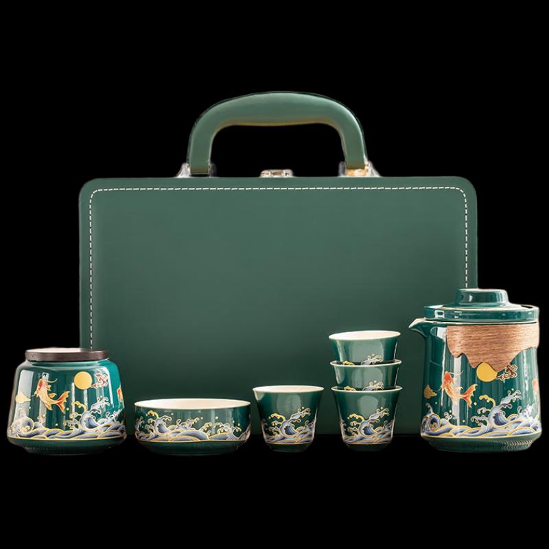 Wo Ding Portable Ceramic Tea Set