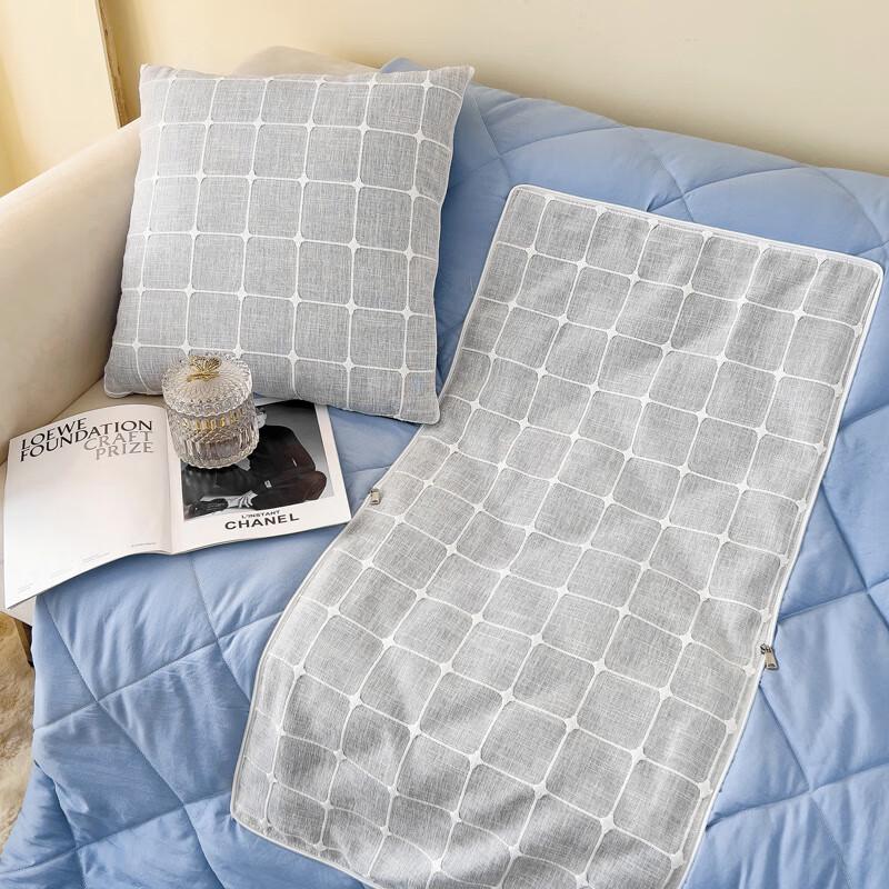 Muji All-Season Machine Washable Quilt Pillow