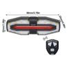 Waterproof Bike Tail Light Wireless Remote Control Bike Tail LED Accessories Night Riding Light