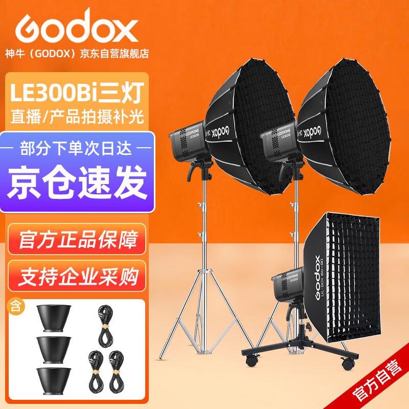 Godox LE200Bi / LE300Bi Bi-Color LED Video Light Kit
