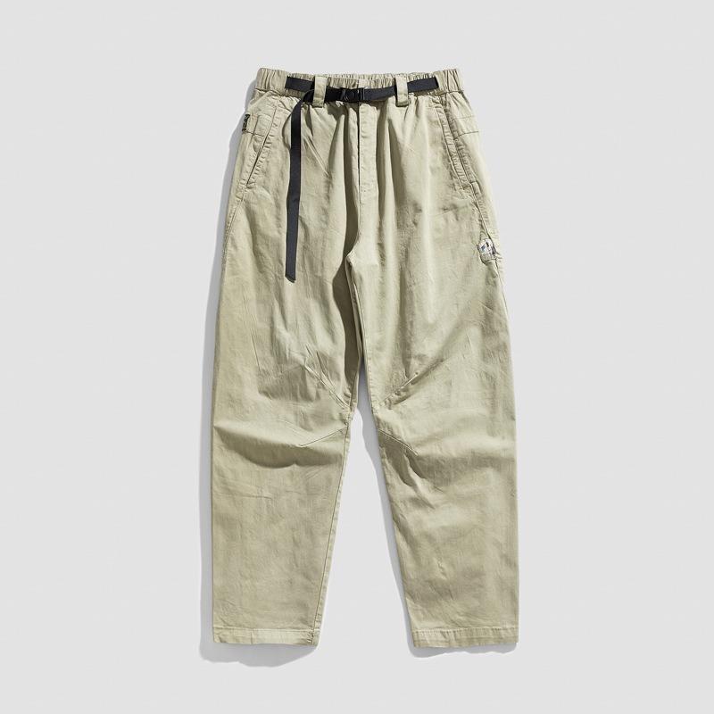 Overalls Men's High-end Sense Ruffian Handsome Casual Trendy Brand Men's Pants Loose Wide-leg Pants Men's Outdoor Sports Men's Clothing