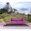 Wallpaper - Misty Mountain - 250x360 Cm - Matte - Textured Effect - Easy To Apply