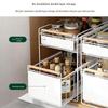 Beifu Kitchen Bathroom Under-Sink Pull-Out Storage Rack