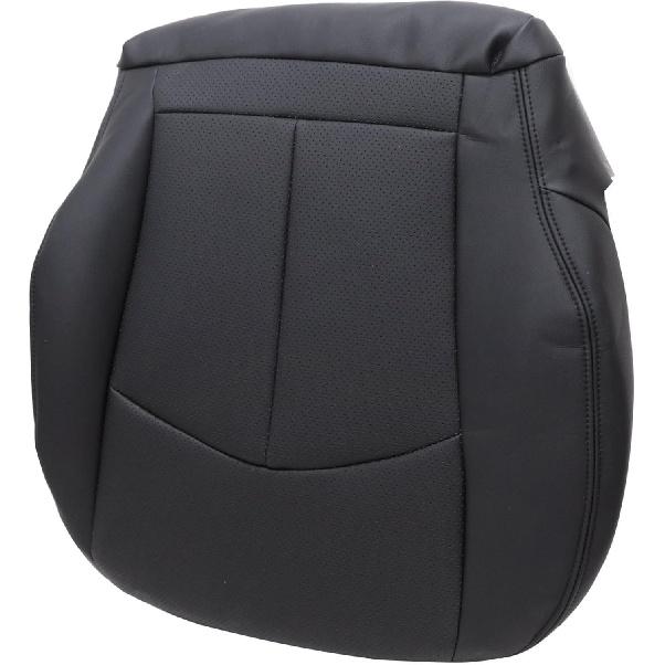 GXARTS Driver Side Bottom Lower Replacement Perforated Leather Seat Cover Black Compatible with Mercedes Benz E63 E280 E300 E320 E350 E500 E550 2003