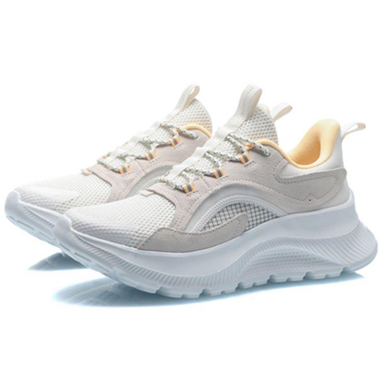 Li Ning CF Su Series Flying Feather Trendy Casual Shoes Women Sneakers Pearl-White AGLQ184-3