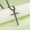 Fashion Cross Pendant Necklaces for Men Women Stainless Steel Punk Charm Box Chains Accessories Party Punk Jewelry Jesus Gift
