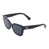 MIU MIU Logo Cat Eye Sunglasses Women Sunglasses Black MU02ZS1AB5S0