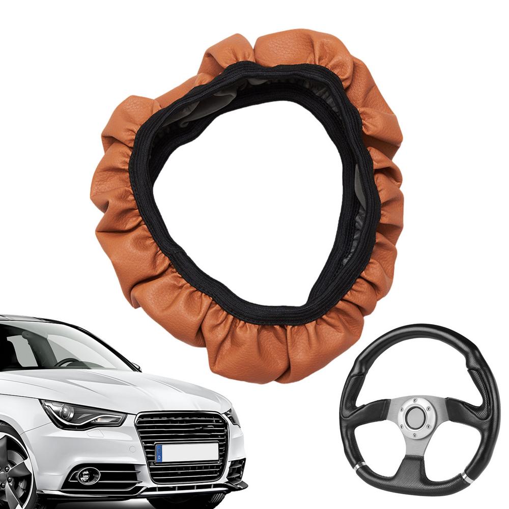 Steering Cover Portable Steering Wheel Wrap Anti-Slip Car Steering Wheel Covers Interior Accessories Truck Steering Wheel Covers
