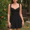New Four-sided Elastic Lace Splicing Suspender Dress, Sexy Backless, Waist, Small A-word Skirt