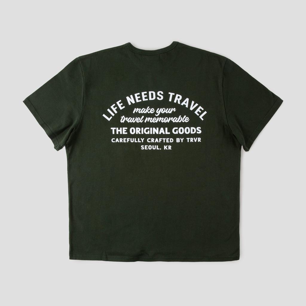 TRVR Short Sleeve H-Graphic Deep Green