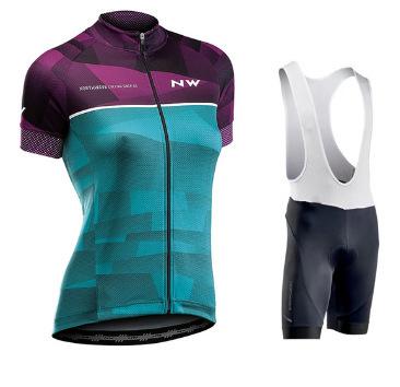 NW cycling suit short-sleeved suit road cycling suit women's summer slim-fitting cycling shorts perspiration breathable