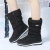 Fashion Winter  Keep Warm Shoes Anti-slip High Quality Snow Boots  Thickened Cotton Shoes Warm High Tube Cold Resistant Mid Tube