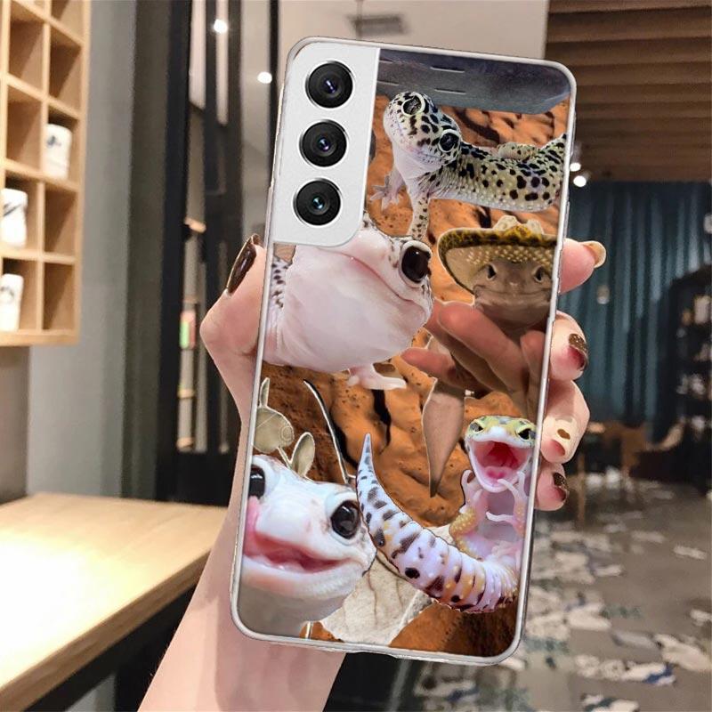 Lizards Geckos Silicon Phone Case For Samsung Galaxy S23 S24 S25 Ultra S21 Plus S20 FE S22 S10 + Edge Cover Funda Galaxy S23 S24