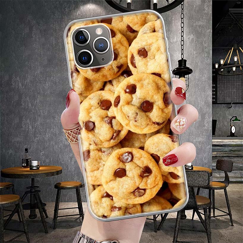 Food Fries Beer Cheese Sushi Cookie Soft Phone Case For IPhone 11 17 Air 16E 16 Pro Max 15 + 14 Plus 13 Mini 12 Apple 7 SE 8 Fun