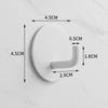 Traceless 304 Stainless Steel Adhesive Hook for Bathroom & Kitchen