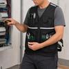Multi-Pocket Utility Vest With Reflective Trim and Adjustable Side Bands for Keeping Common Work Items Close During Maintenance and Installation Tasks
