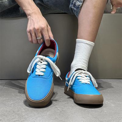 Módní síťované boty Módní plátěné boty Retro Trendy Všestranné Ležérní Board boty Pánské sportovní plátěné boty Ležérní a všestranné
