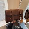 New Fashion Trend Simple Casual Bag 2025 Winter Retro Casual Messenger Bag Shoulder Small Square Bag Women