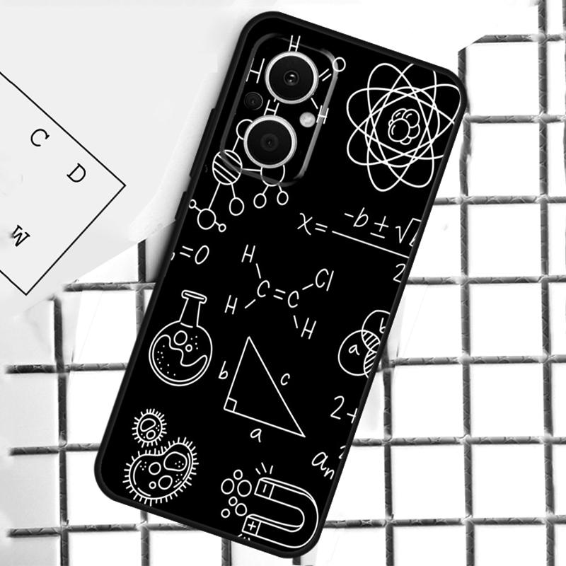 

Physics Chemical Mathematics For OPPO Reno 8 7 Lite 8T 10 11 12 13 14 Pro 11F 12F 13F 14F OPPO Find X9 X8 X5 X6 Pro Case OPPO Find X8