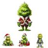 Fun Cartoon Acrylic Christmas Tree Hanging Decoration For Auto Style