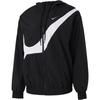 (WMNS) Sportswear Classic Loose UV Protection Full Zip Logo Jacket Asia Sizing 'Black White' Women's HM8972-010