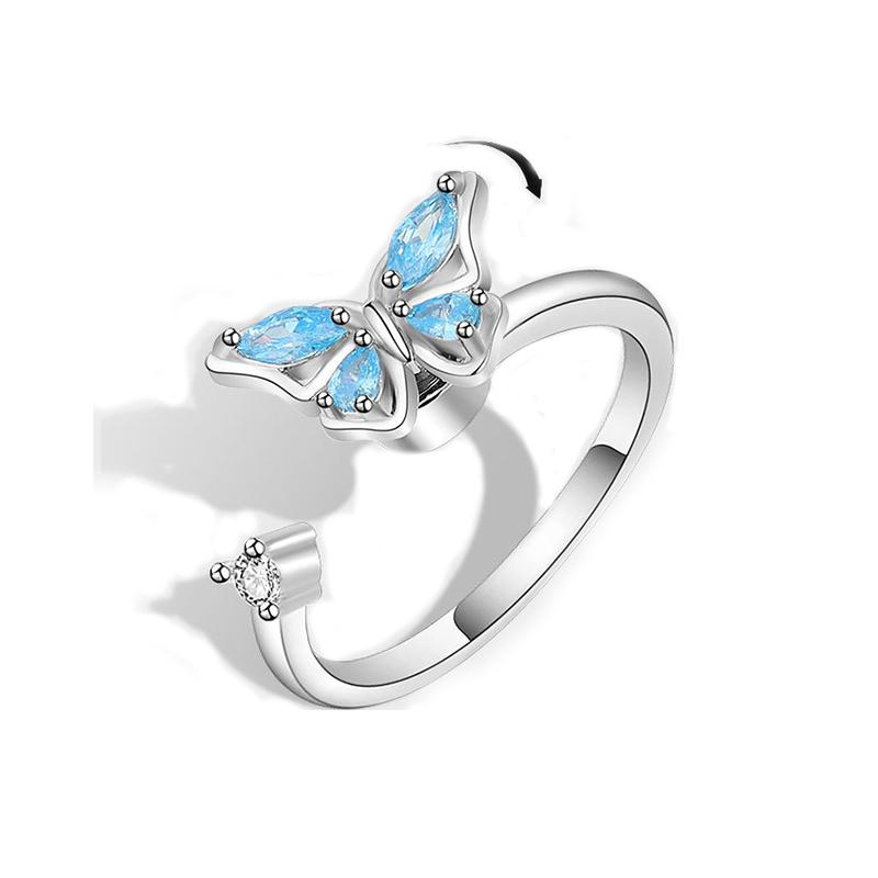 Tancise Classic 925 Sterling Silver  Zircon Ring Ladies Jewelry Wedding Promise Party Gift