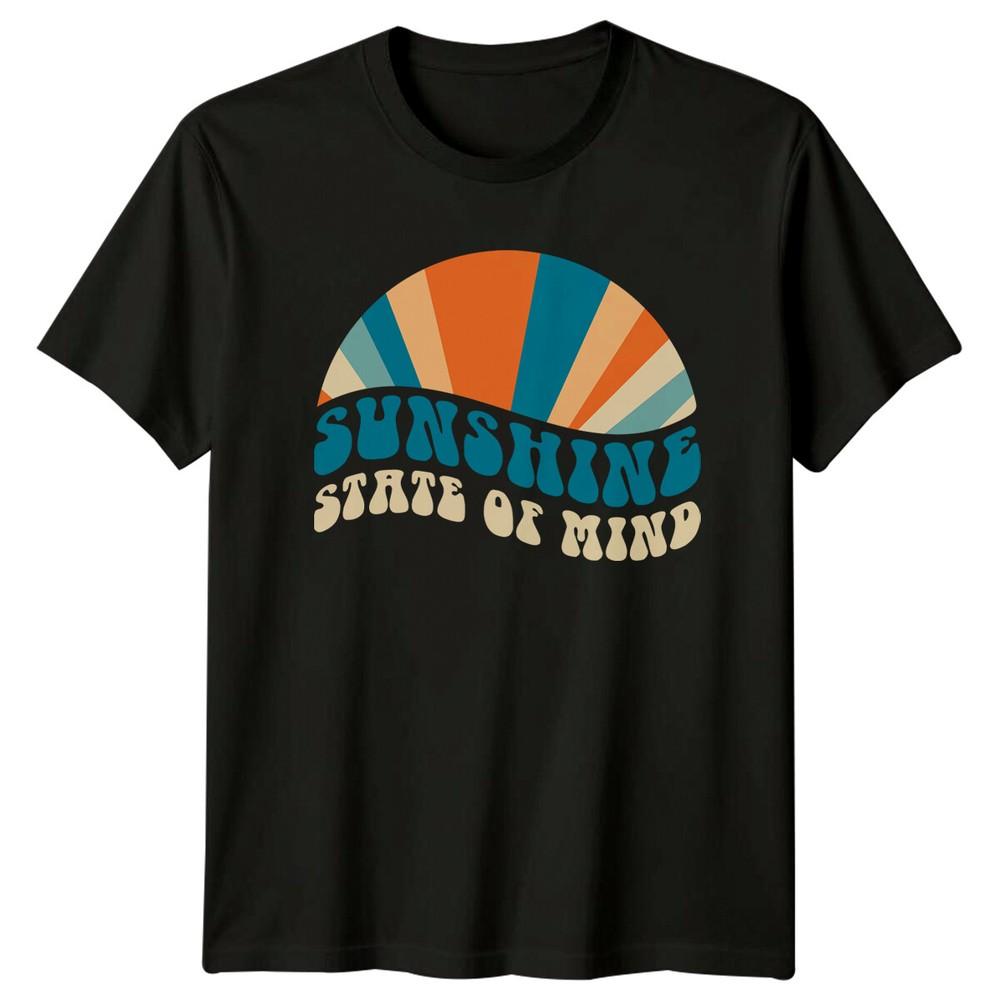 Sunshine State Of Mind Retro TShirt Nostalgic Style Tee Unisex T-Shirt S