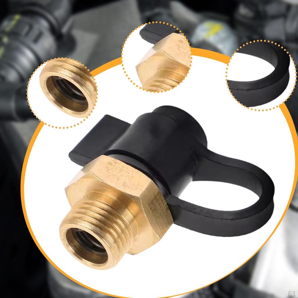 Gas Tank Compressor Adapter Valve Air Vent Assembly Cylinder Quick Installation Sturdy