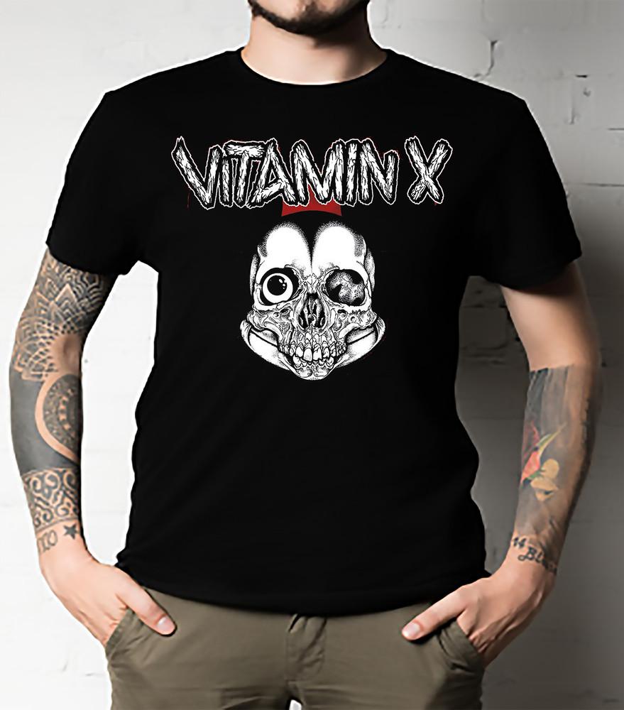 Футболка VITAMIN X Классическая UNISEX Все Размеры Унисекс Футболка XXL