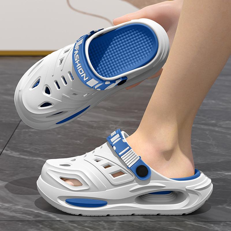 Scarpe Estive da Uomo a Forma di Grotta Moda Pantofole Traspiranti Antiscivolo Pantofole Casual