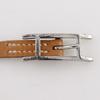 Hermes Appi 3 Bracelet Choker Brown/SilverHardware Leather 11g Unisex Used