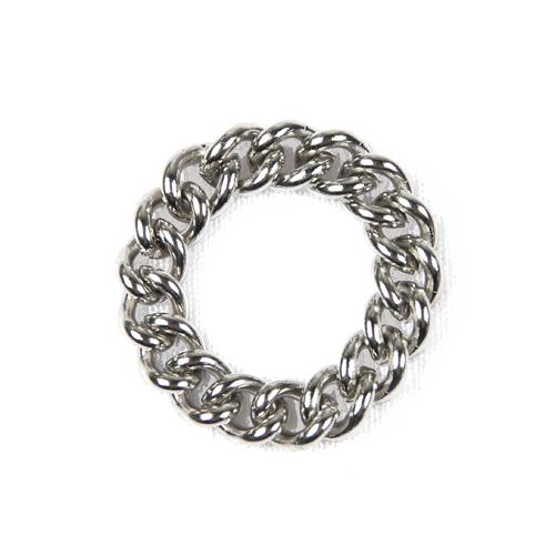 Rush Off [Surgical Steel] Silver Basic Chain Ring / [Surgical Steel/Non-Tarnishing & Hypoallergenic] Silver Basic Chain Ring