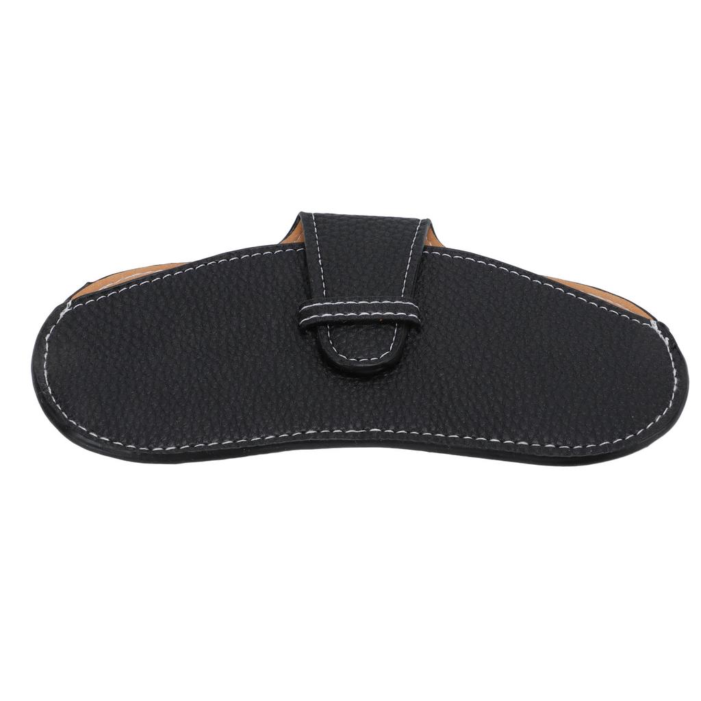 Leder Sonnenbrillenetui Tragbares PU Leder Brillenetui Leder Verschleißfest Einfache Brille