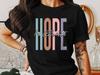 Hope T-Shirts, Jesus Christ Tee, Faith Based Shirt, Christian Apparel, God Holy Cross, Religious Gift, Inspirational Tee, Graphic T-Shirts