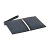 Bally Letter Logo Zip Closure Calfskin Clutch Men clutch Navy-Blue 6232049