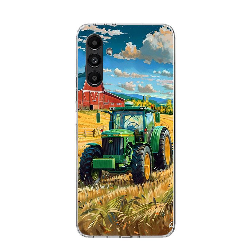 Farm Vehicle Tractor Case Phone Cover for Samsung Galaxy A16 A15 A14 A13 A56 A55 A54 A53 A36 A35 A34 A33 A26 A25 A24 A23 A05S A0